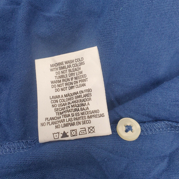 David Taylor Collection Men's Polo Size Medium Blue‎ Print Golf - Picture 7 of 10